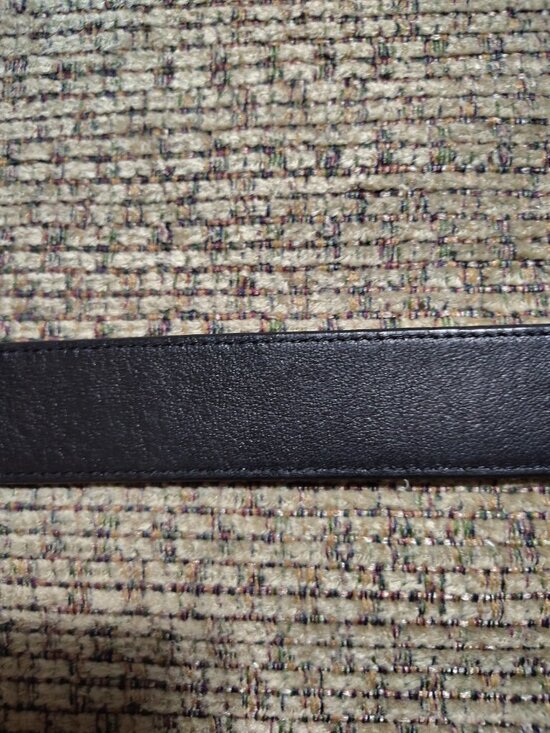 100% AUTHENTIC MCM Embossed Leather Monogram Reversible Belt - 35.5 ” Last Hole main image 9